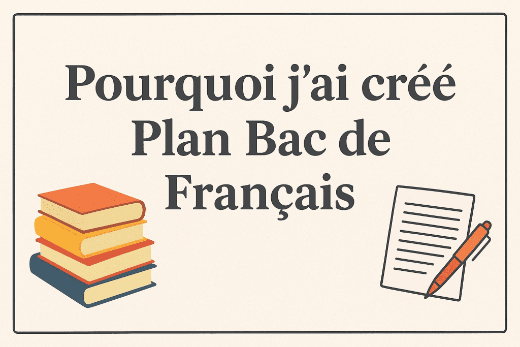 Plan bac de français