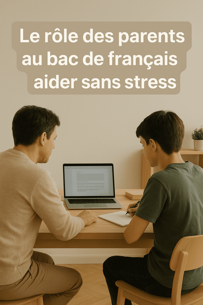 Le rôle des parents au bac de français