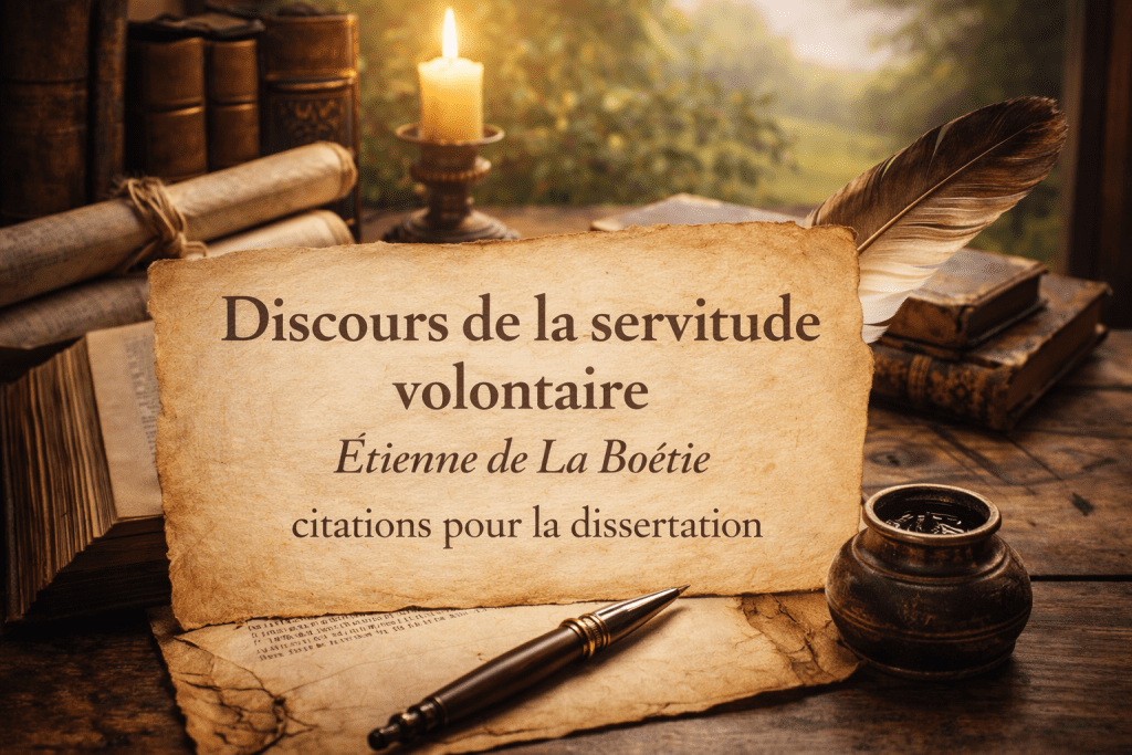 Discours de la servitude volontaire dissertation Etienne de la Boétie citations