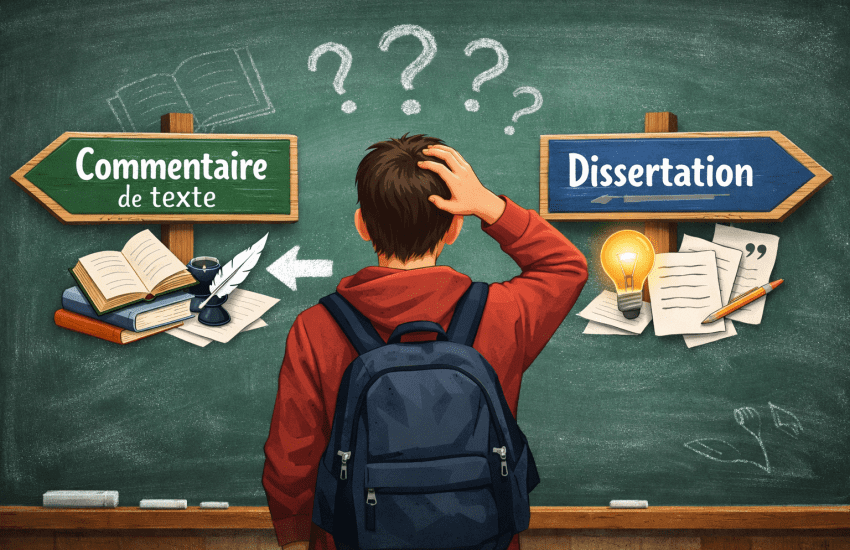 commentaire dissertation bac de français que choisir